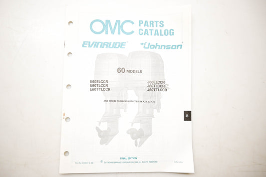 OMC 432831 Parts Catalog 60 Models