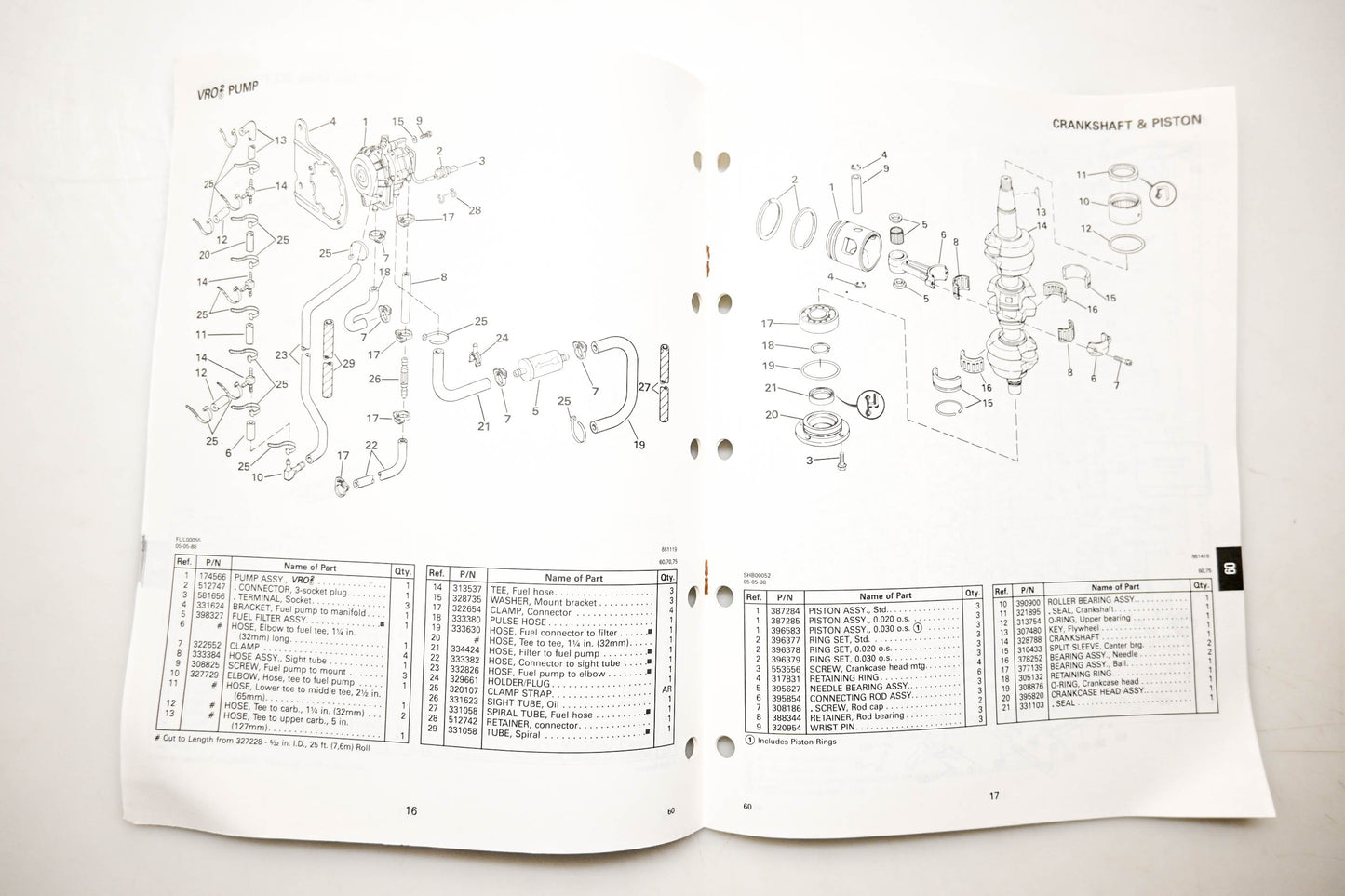 OMC 432831 Parts Catalog 60 Models