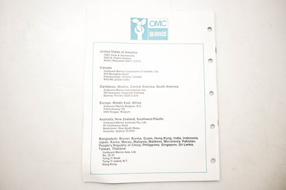 OMC 432831 Parts Catalog 60 Models
