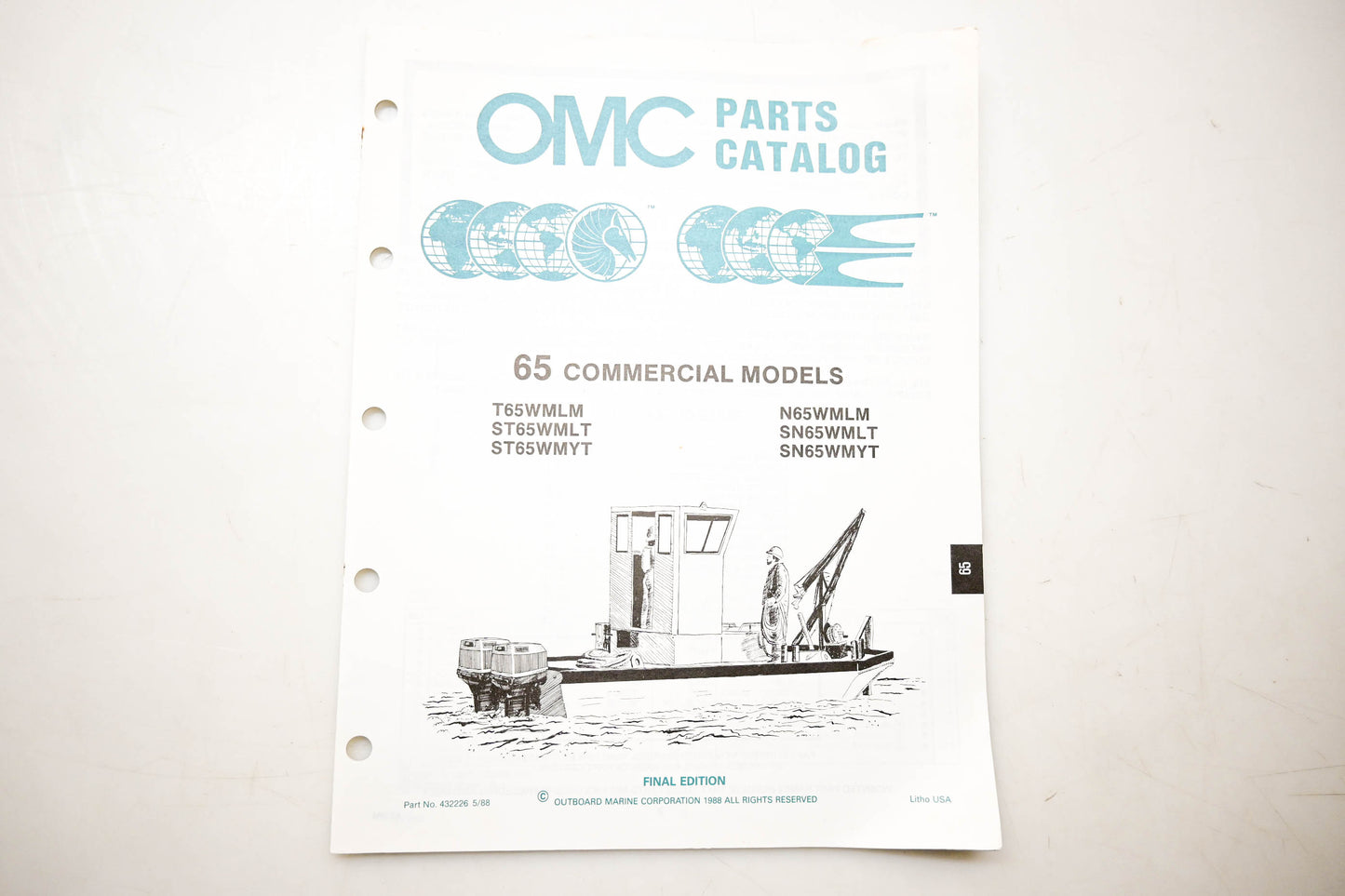OMC 432226 Parts Catalog 65 Commercial Models