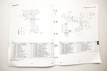 OMC 432226 Parts Catalog 65 Commercial Models