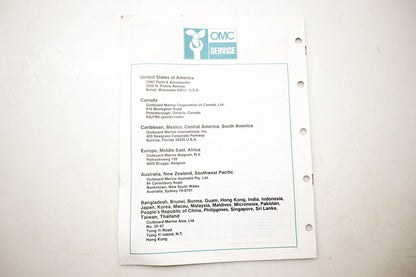 OMC 432226 Parts Catalog 65 Commercial Models