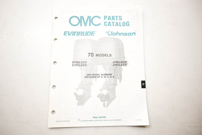 OMC 432228 Parts Catalog 70 Models
