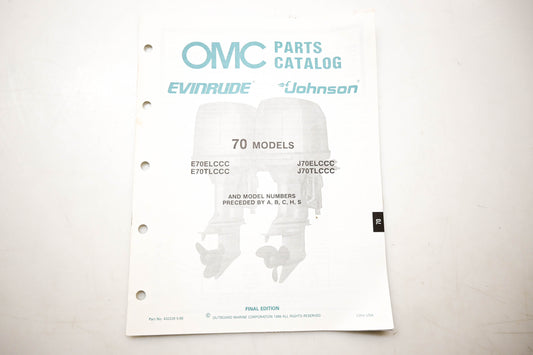 OMC 432228 Parts Catalog 70 Models