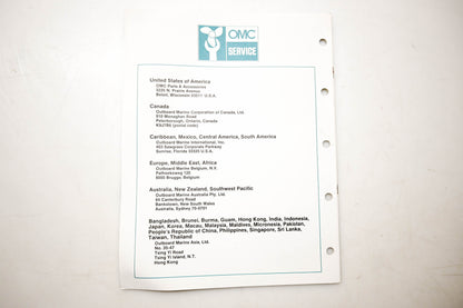OMC 432228 Parts Catalog 70 Models