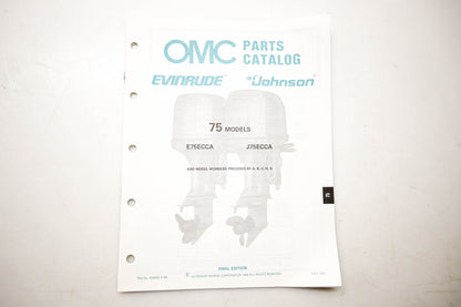 OMC 432832 Parts Catalog 75 Models