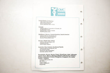 OMC 432832 Parts Catalog 75 Models