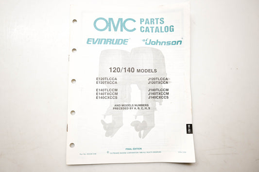 OMC 432236 Parts Catalog 120/140 Models