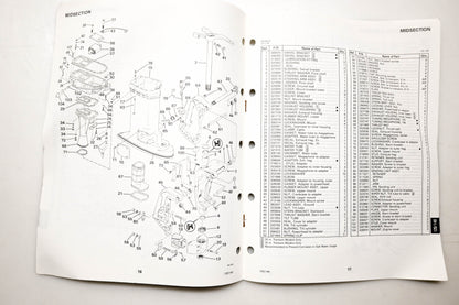 OMC 432236 Parts Catalog 120/140 Models