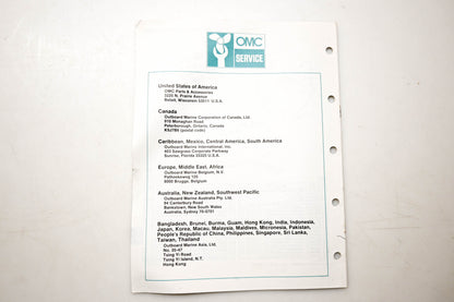 OMC 432236 Parts Catalog 120/140 Models