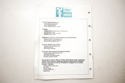 OMC 432237 Parts Catalog 150 Models