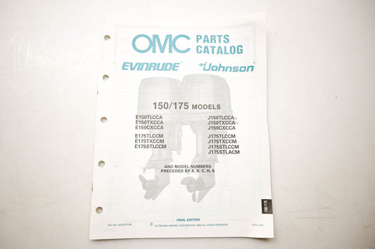 OMC 432238 Parts Catalog 150/175 Models