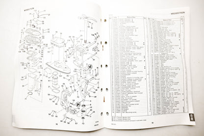 OMC 432241 Parts Catalog 220/225 Models