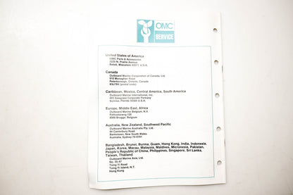 OMC 432241 Parts Catalog 220/225 Models