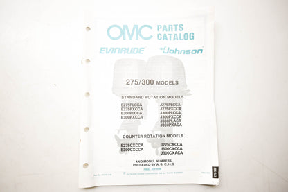 OMC 432242 Parts Catalog 275/300 Models