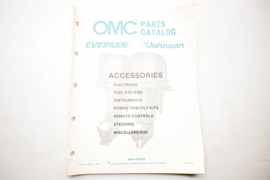 OMC 174750 Parts Catalog Accessories
