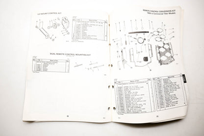 OMC 174750 Parts Catalog Accessories