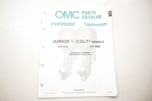 OMC 432205 Parts Catalog Junior Colt Models