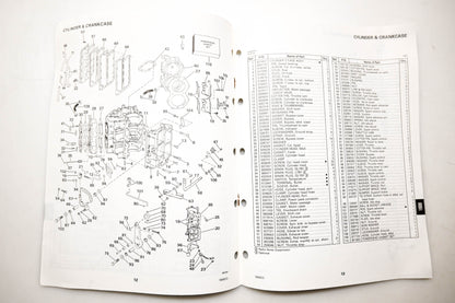 OMC 432231 Parts Catalog 1600 CC Commercial Models