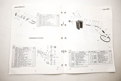 OMC 432206 Parts Catalog 2.5 & 4 Models