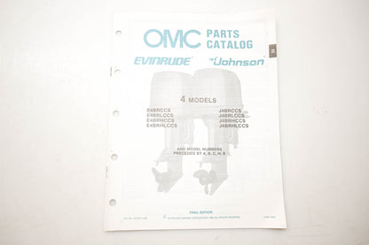 OMC 432207 Parts Catalog 4 Models