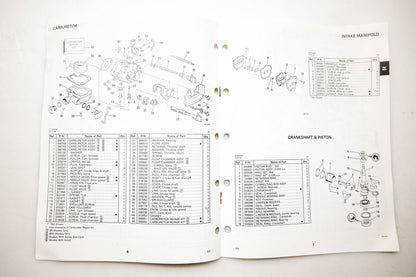 OMC 432207 Parts Catalog 4 Models