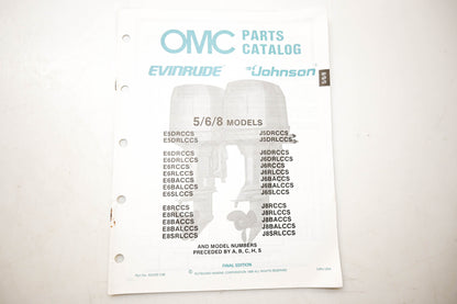 OMC 432209 Parts Catalog 5/6/8 Models