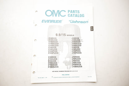 OMC 432211 Parts Catalog 9.9/15 Models