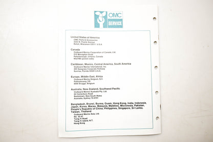 OMC 432211 Parts Catalog 9.9/15 Models