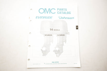 OMC 432214 Parts Catalog 14 Models