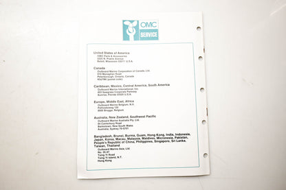 OMC 432214 Parts Catalog 14 Models