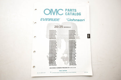 OMC 432219 Parts Catalog 20/25 Models