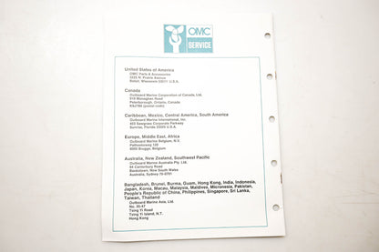 OMC 432219 Parts Catalog 20/25 Models
