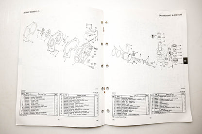 OMC 432217 Parts Catalog 25 Commercial Models