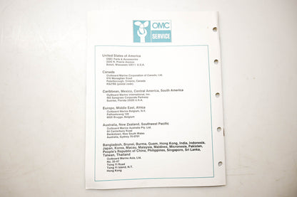 OMC 432217 Parts Catalog 25 Commercial Models