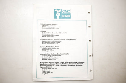 OMC 432218 Parts Catalog 28 Models