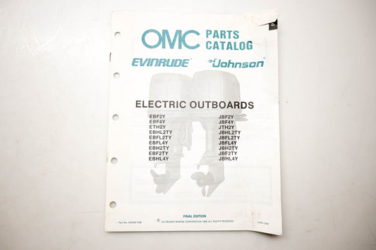 OMC 432204 Parts Catalog Electric Outboards