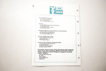 OMC 432204 Parts Catalog Electric Outboards