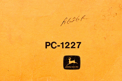OEM John Deere PC-1227 Parts Catalog 410 Backhoe Loader