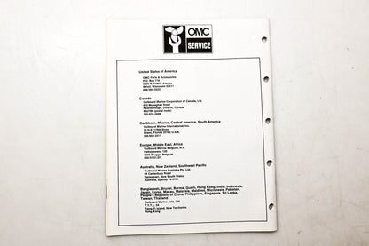 OMC 397295 Parts Catalog 90/110 Models