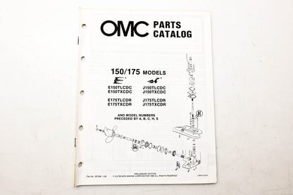 OMC 397298 Parts Catalog 150/175 Models