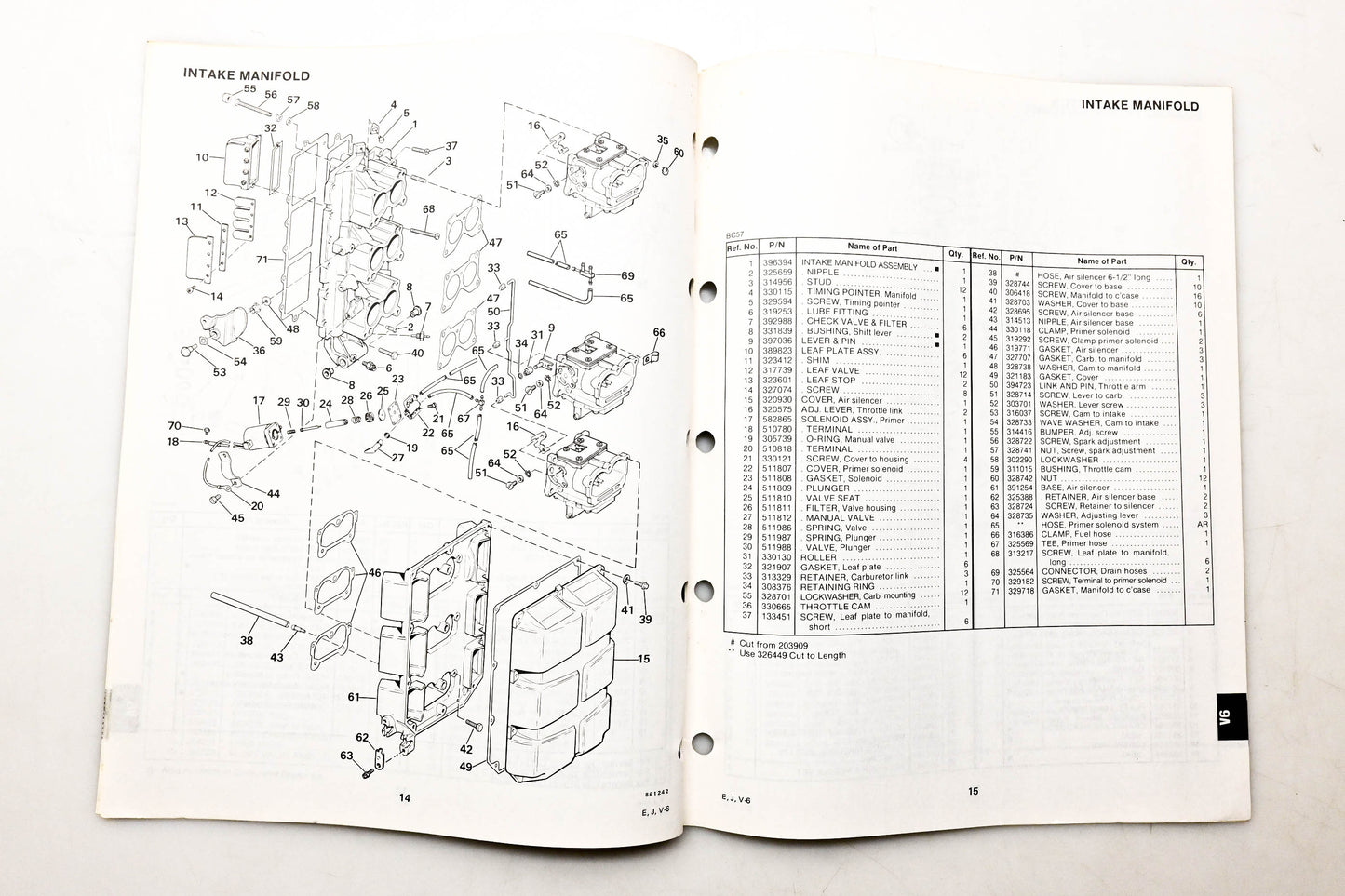 OMC 397298 Parts Catalog 150/175 Models