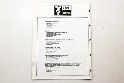 OMC 397300 Parts Catalog 155 Models