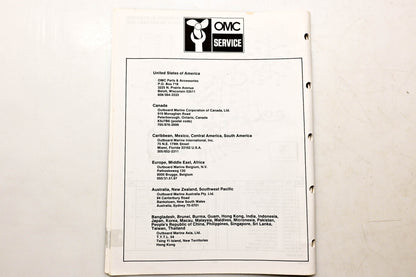 OMC 397299 Parts Catalog 150 Models