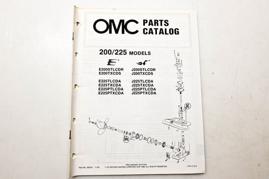 OMC 397301 Parts Catalog 200/225 Models
