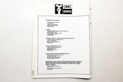 OMC 397302 Parts Catalog 275 Models