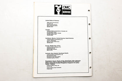 OMC 397292 Parts Catalog 65 Models