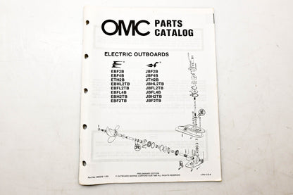 OMC 397278 Parts Catalog Electric Outboards