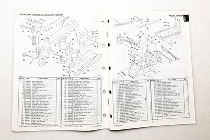 OMC 397278 Parts Catalog Electric Outboards