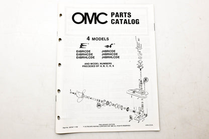 OMC 397347 Parts Catalog 4 Models